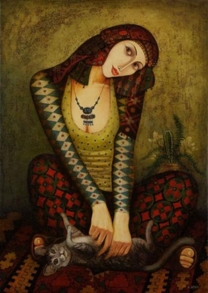 Художник Важа Месхи