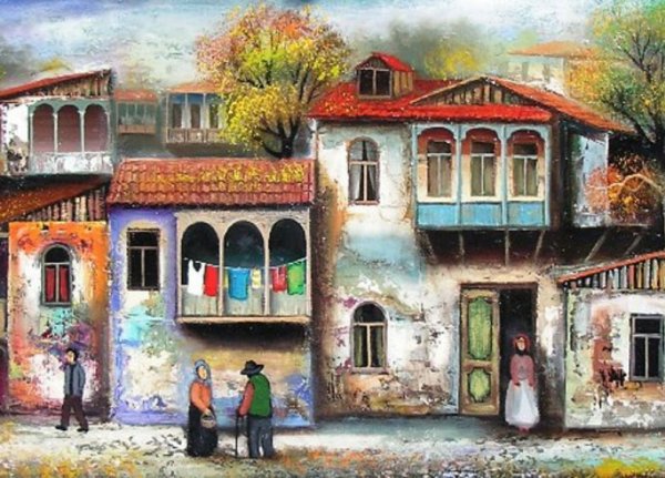 Грузинский художник Зураб Мартиашвили