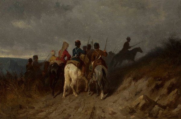 Жанровая живопись казаки Кубань