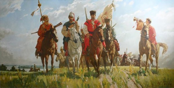 Козак Кубанский живопись