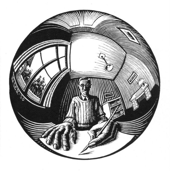 Мауриц Эшер автопортрет