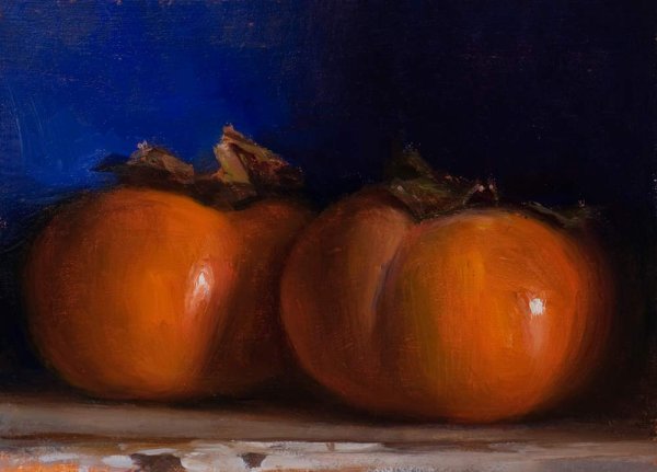 Хурма маслом