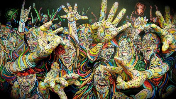 Красочный портрет