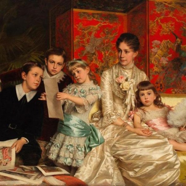 Константин Маковский семейный портрет