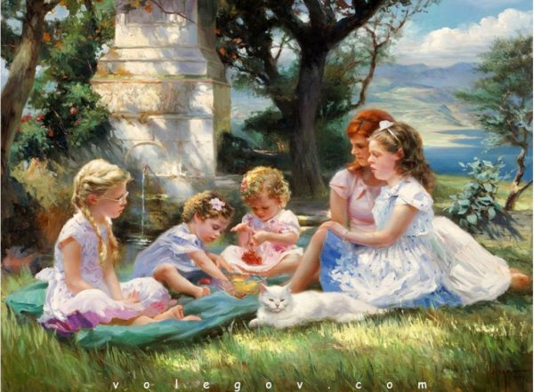 Картины Владимира Волегова семья