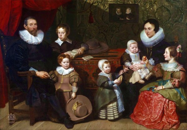Корнелис де Вос семейный портрет
