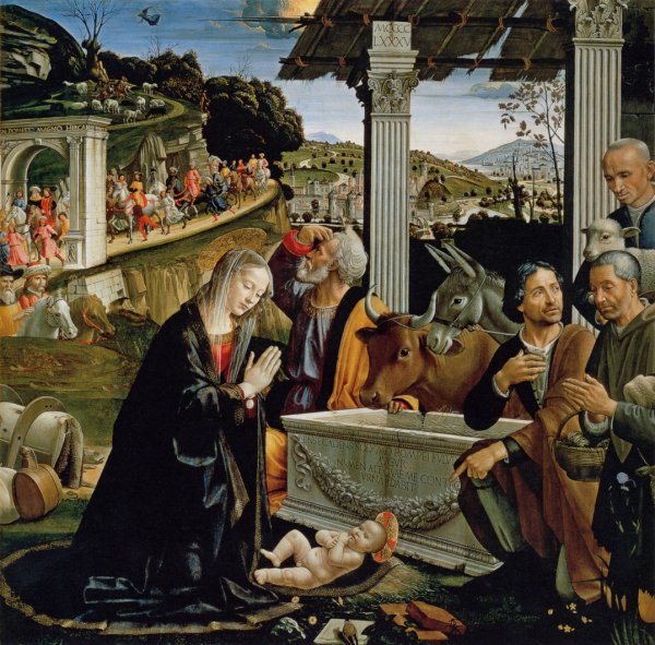 Доменико Гирландайо поклонение Пастухов