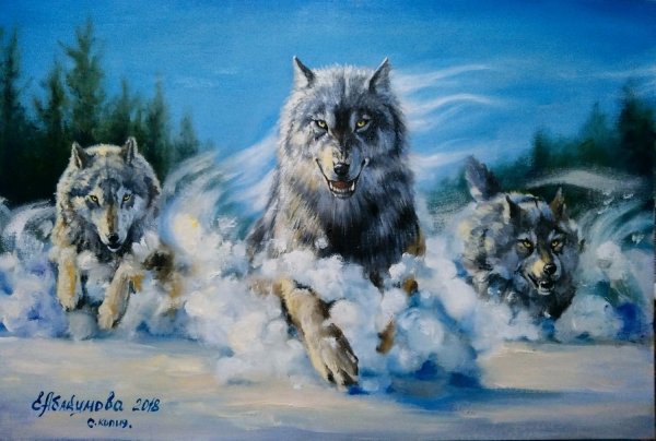 Картины Волков