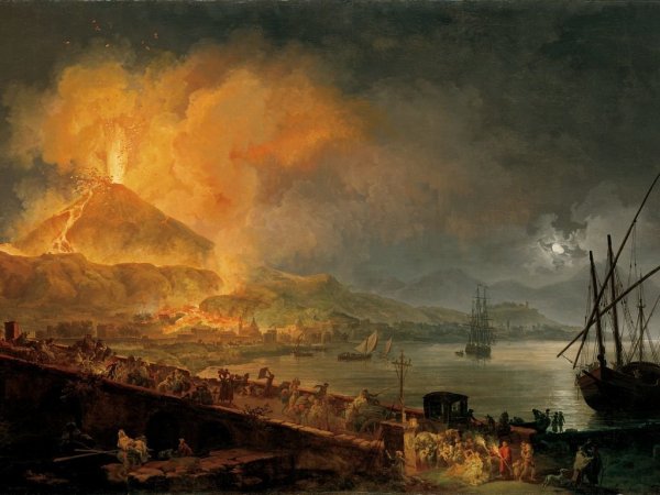 Вулкан Везувий извержение Помпеи