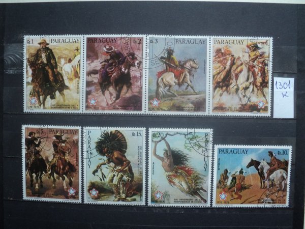 Почтовые марки Парагвай искусство