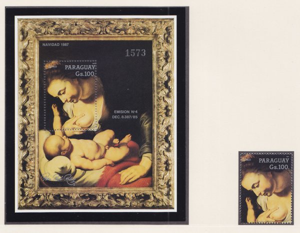 Почтовые марки живопись