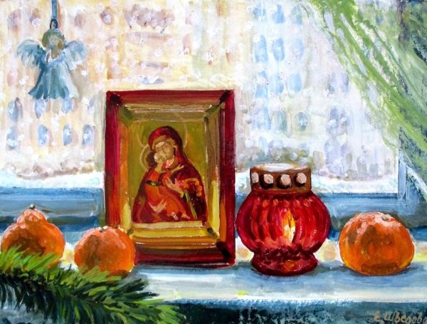 Рождественский сочельник сочиво картины