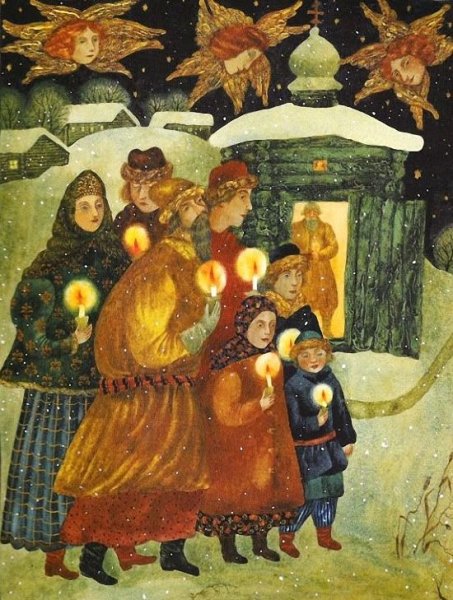 Вера Павлова художник русские праздники