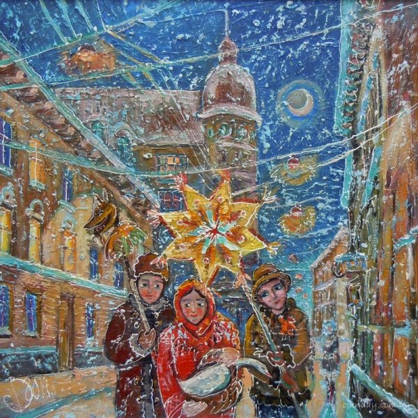 Рождество в современной живописи