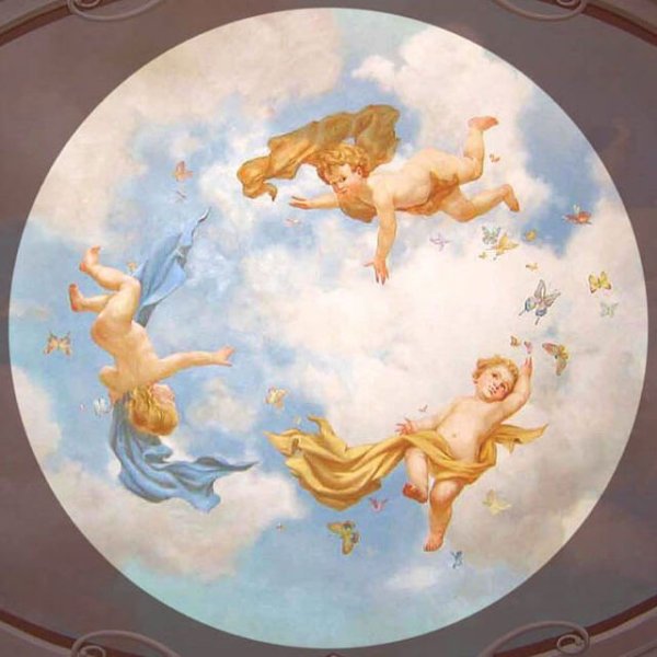 Картины на потолке