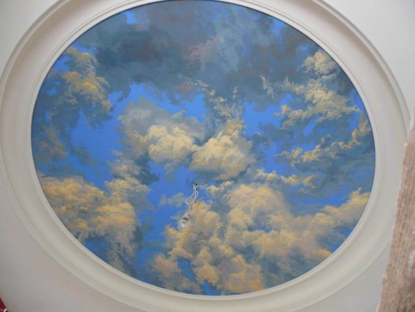 Картина на потолке знаменитая