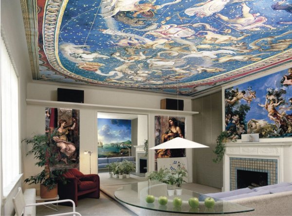 Разрисованный потолок