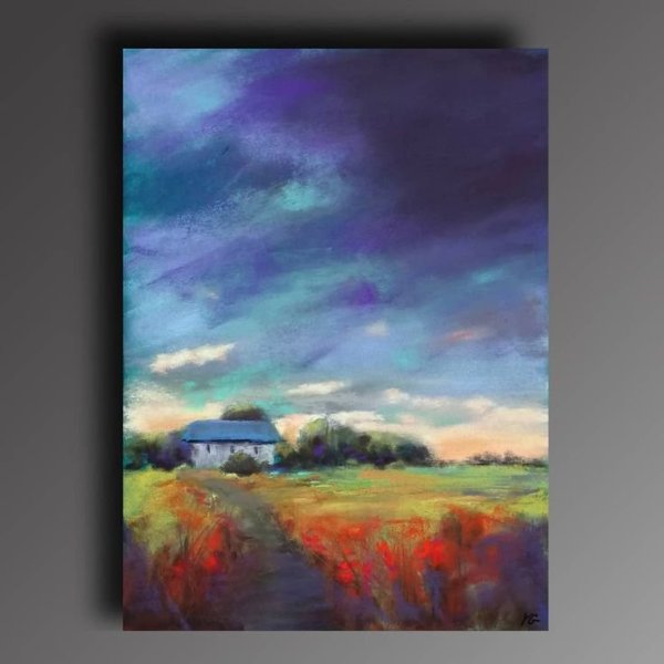 Картины пастелью сухой