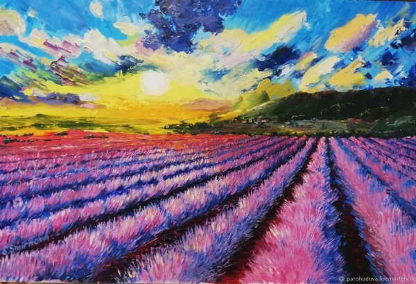 Провансальская Лаванда Ван Гог