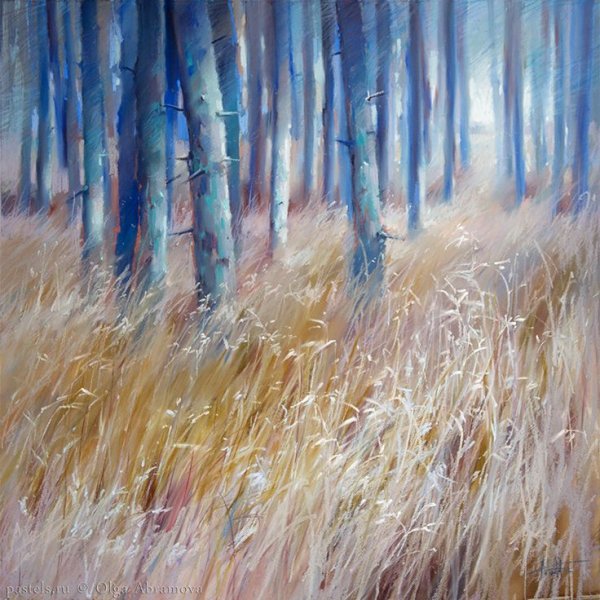 Ольга Абрамова пастель картины