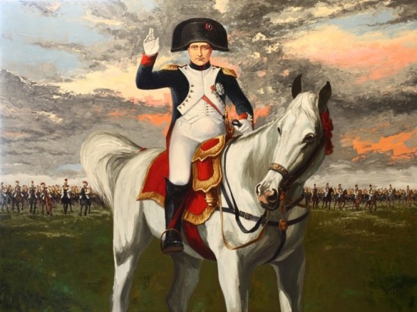 Наполеон Император Франции на коне