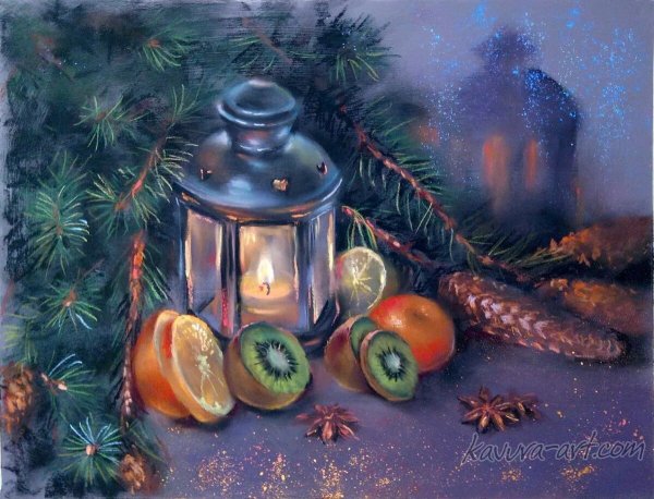 Новый год живопись