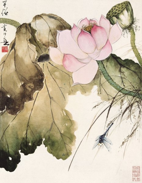 Китайская живопись гунби горы