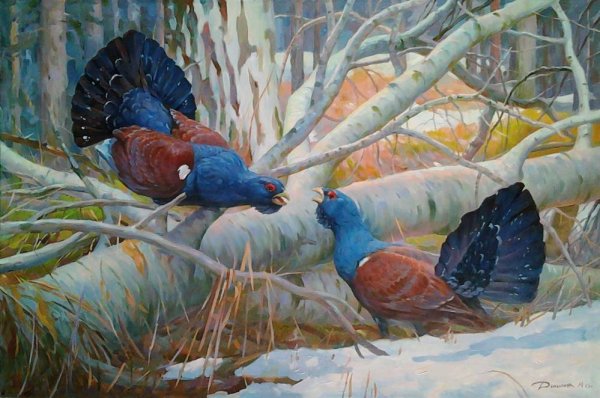 Дианов Михаил художник картина на току