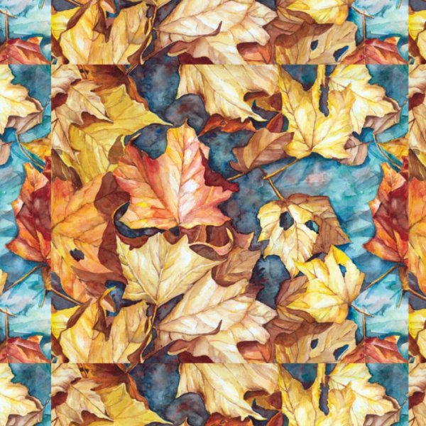 Осенние листья акварель