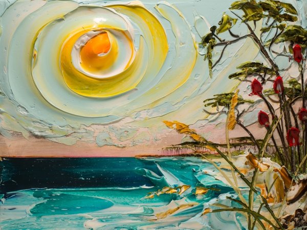 Пастозные картины Джастин Геффри