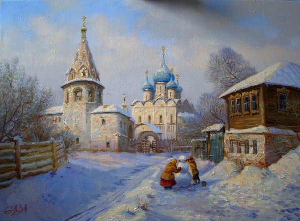 Живопись - зима Гала Астапова