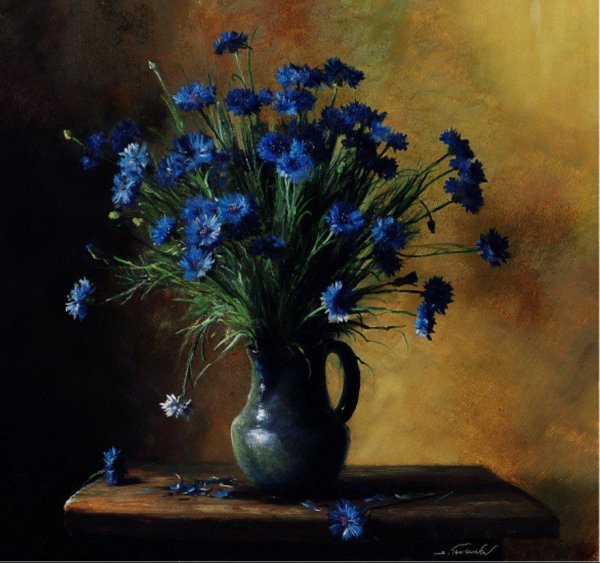 Художник Сергей Тутунов цветы