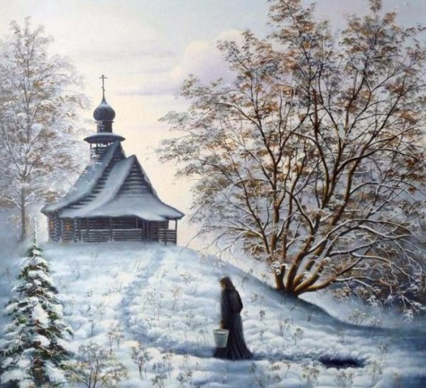 Художник Александр Воля зима