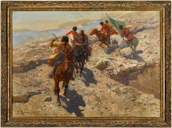 Франц Алексеевич Рубо штурм аула Ахульго