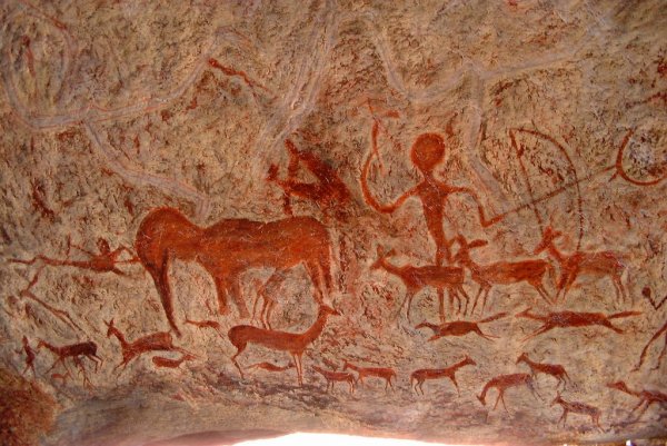 Наскальная живопись бушменов Неолит