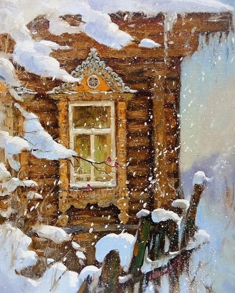 Нестерчук Степан зимний пейзаж