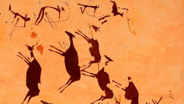 Сражающиеся лучники Испания мезолит