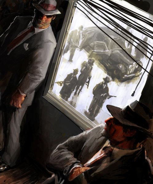 Art Нуар арт гангстер