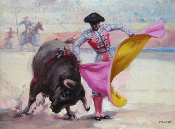 Испания коррида тореадор картина
