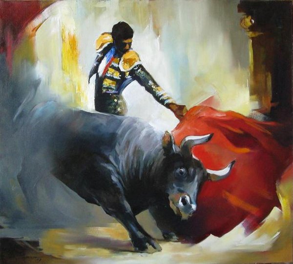 Испания коррида тореадор картина