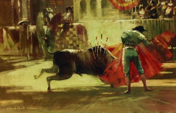 Бой Быков Петр Петрович Кончаловский