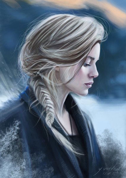 Блондинка арт