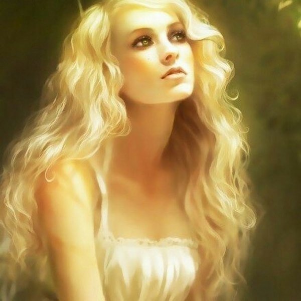 Девушка с золотыми волосами