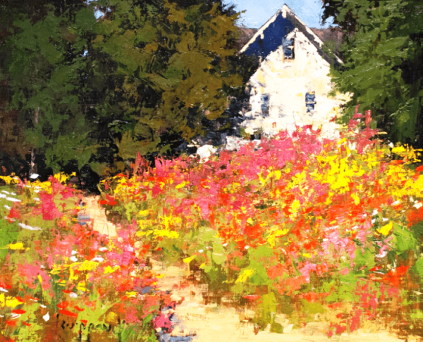 Пейзаж маслом Алла Прима