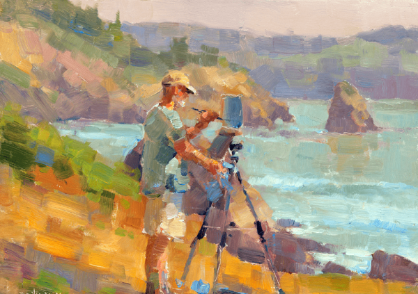 Алла Прима акварель цветы