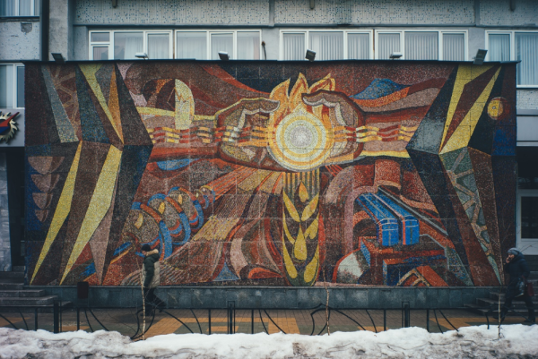 Советская монументальная мозаика Таджикистана