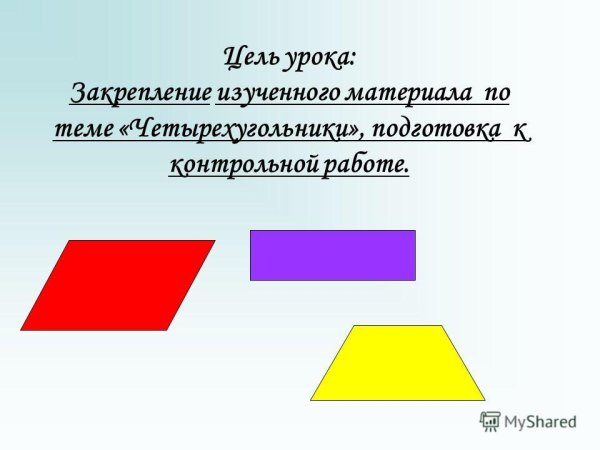 Четырехугольник это многоугольник