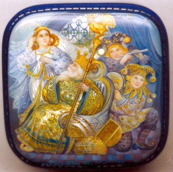 Надежда Стрелкина лаковая миниатюра