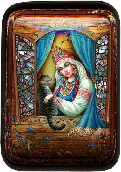 Сергей Князев. Федоскинская лаковая миниатюрная живопись.