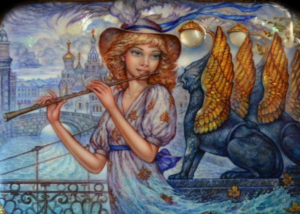 Сергей Князев. Федоскинская лаковая миниатюрная живопись.